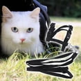 thumbnail image 3 of Troglfold cat harness Pet Cat Harness Traction Rope Cat Nylon Collar Leash Pet Kitten Supplies Accessories (Black),49.21"X0.39"X0.12", 3 of 10