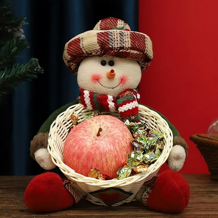 

Fufafayo Today Deals Christmas Candy Basket Decorations Christmas Desktop Ornaments Children s Candy Fruit Basket Christmas Gift
