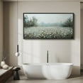 thumbnail image 5 of Large Framed Canvas Print Abstract Modern Wall Art Decorative Ready to Hang Painting for Living room Bedroom - 60"x30" Black Frame, 5 of 9
