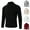 Z1-Blanc-Automne Vêtements d'Hiver, variante sur Xcmzpl Chandail à Col Roulé pour Homme à Manches Longues, Décontracté, Côtelé, Tricoté, Chandail à Col Montant, Chandails Unis, Coupe Ajustée, Chandails d'Automne