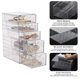 thumbnail image 5 of Organizador de Accesorios para el Cabello Unique Bargains Caja de Almacenamiento de Cajones de Múltiples Capas con 5 Cajones Transparente, 5 of 7