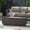 Brown+Gold, variant on Rectangular 50,000 BTU Propane Fire Pit for Patio, 48x15x15 Inch Iron Outdoor Heater with Lava Rocks, Brown+Gold