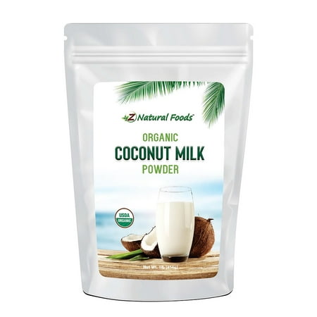 Z Natural Foods Organic Coconut Milk Powder, Lactose Free Milk, 1 lb