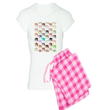 

CafePress - Girly Whimsical Retro Flora - Women s Light Pajamas