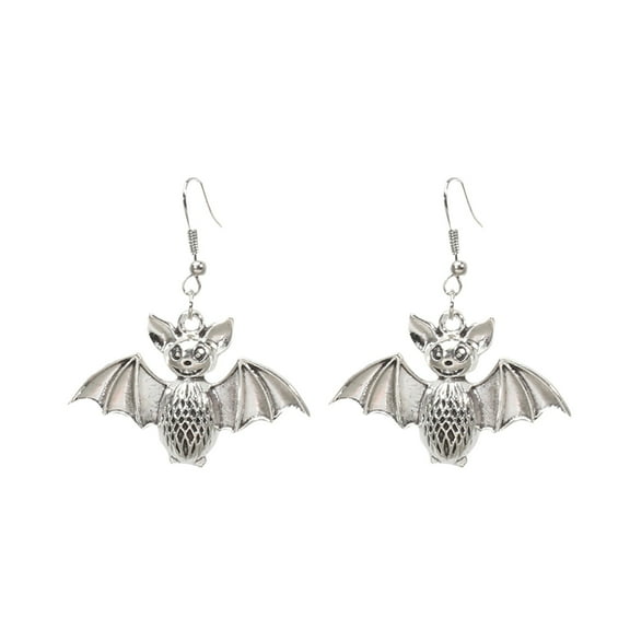 Halloween Earrings Unique Acrylic Bat Earrings Jewelry for Women Party Accessories Exaggerated Style for Festive Occasions