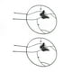 thumbnail image 2 of Soporte Redondo Para Plantas, 2 Piezas Estructura De Hierro Multifuncional Ligero Fácil Inserción Buen Efecto Decorativo Soporte De Escalada De Flores Para Interiores Y ANGGREK Otros, 2 of 8