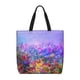 thumbnail image 1 of Fotbe Colorful Purple Cosmos Flower Bolsa Tote con Estampado para Mujer, Bolsos con Cremallera, Bolsa de Hombro Casual de Gran Capacidad con Bolsillos Internos, 1 of 7