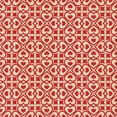 thumbnail image 1 of Ahgly Company Machine Washable Indoor Square Transitional Red Area Rugs, 4' Square, 1 of 7