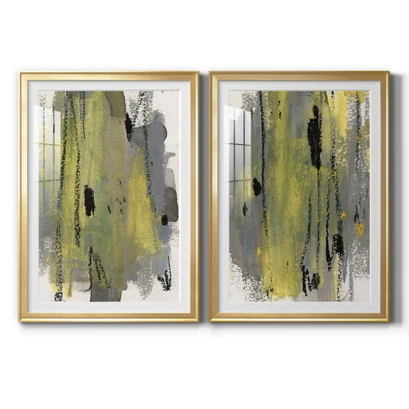 Wexford Home Loft Pastel I Premium Framed Print, 30.5" x 42.5" - Ready to Hang, Gold (Set of 2)