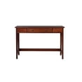 thumbnail image 3 of Linon Bureau Classique à un Tiroir en Bois de Pin Titien, Fini Brun Tabac Riche, 3 of 14