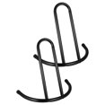 thumbnail image 1 of Luxshiny 2Pcs Iron Bike Stand Black Balanced for Families Use, 1 of 8