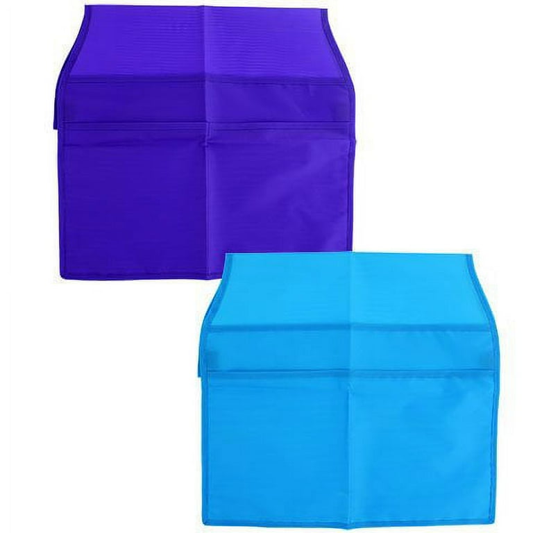 Teaching Tree Over The Chair Storage Covers Set of 4 Navy Blue Sky Blue Green Pink