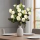 thumbnail image 4 of Flores artificiales para decoración del hogar, ramos de bodas, centros de mesa, arreglos florales sintéticos, 4 of 6