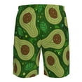 thumbnail image 6 of Disketp Men'S Swim Trunks Hawaiian Breathable Surf Beach Swimsuits Mesh Lining Beach Shorts With Pockets-Big Colorful Avocados, 6 of 9