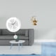 thumbnail image 2 of Adorno de reloj de pared acrílico con números arábigos y soporte para vela con quemador de incienso antiguo para decoración del hogar., 2 of 8