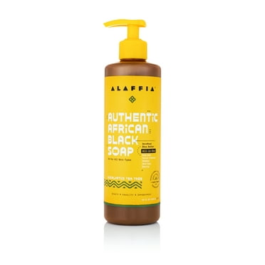 Alaffia African Black Soap, Eucalyptus Tea Tree, Liquid, 16 fl oz