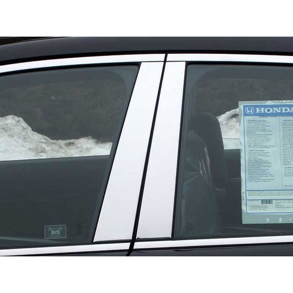 Stainless Steel Pillar Trim 4Pc Fits 2008-2015 Honda Accord PP28281 QAA