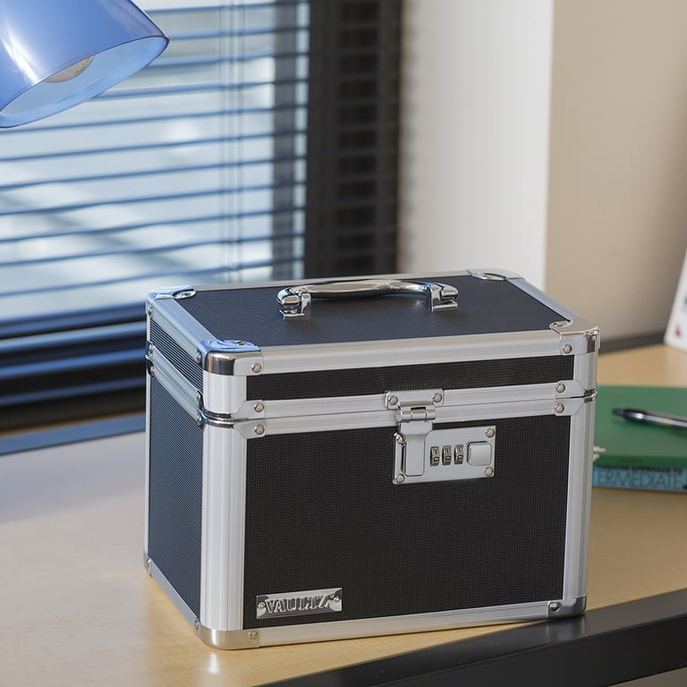 Vaultz Small Container, Lockable Personal Storage Box with