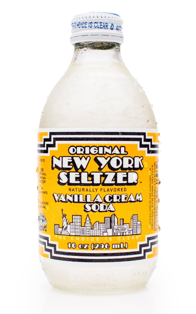 New York Seltzer Vanilla Cream Soda 12/10 fl. oz. bottle Case