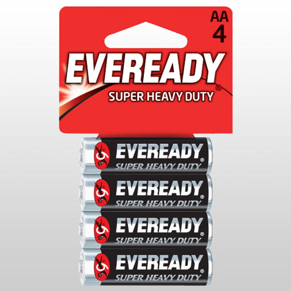 Eveready Super Heavy Duty Batteries, AA, 4-Count (Pack of 6) by Eveready