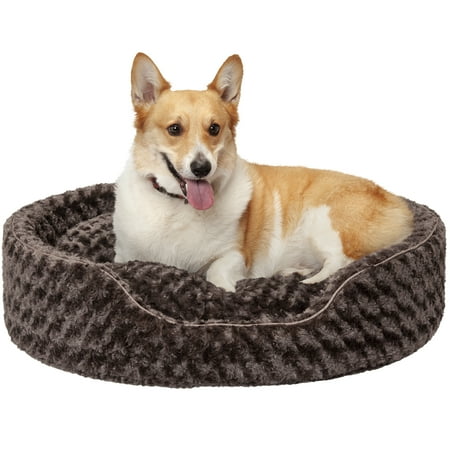 UPC: 0815181022747 | FurHaven Pet Products Ultra Plush Oval Pet Bed for Dogs & Cats – Chocolate  Extra Large