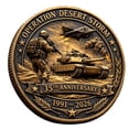 thumbnail image 2 of EGNMCR Home Decor, Room Decor, Wall Decor Desert Action Commemorative Coin Coin in commemoration, 2 of 9