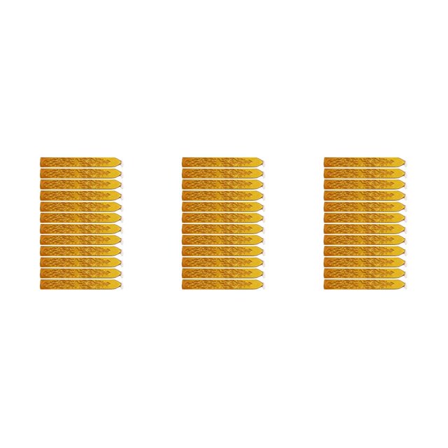 Yuarrent 12 piezas de cera de lacre con patrón de flecha, cera de lacre, Kit de sello de cera derretida, fácil de usar y limpiar con brillo Vintage, oro oro real 3piezas