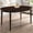 Brown 69, variant on Retro Oval Dining Table with Rim and Legs - 60-Inch White Wooden Table for Kitchen or Dining Room, Seats 6-8 People