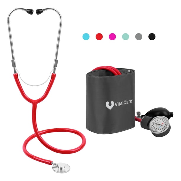 Kit Esfigmomanómetro Aneroide + Estetoscopio Simple VitalCar