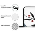 thumbnail image 6 of YFYANG Oven Mitts and Pot Holders Sets 4 Pieces, Non-Slip Heat Resistant Winter Red Berries Kitchen Glove Pot Mat for Cooking and Baking, 6 of 8