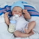 thumbnail image 2 of Muñeca Reborn CHAREX Realilike Boy de 45 cm con ropa y acceso., 2 of 7