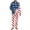 American Flag, variant on Yuyamidu 2 PCS Long Sleeve Button up Pajama Set Men Chicken Pajamas Sets Butterfly Pjs Loungewear Size S Loose Fitting Notch Collar Sleepwear Mens Casual Pj Pants with Pockets
