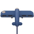 thumbnail image 1 of HEVIRGO Expanseur USB 2.0 en Forme d'Aéronef, Répartiteur de Concentrateur de Données à 4 Ports pour PC, Ordinateur Portable, 1 of 10