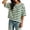 Light Green, variant on Womens Shirt Striped Color Short Sleeve Beach Vacation Essentials,Black,L