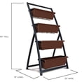 thumbnail image 2 of Macetas, Cama de jardín elevada de 4 pies - Jardineras verticales independientes elevadas 4 cajas de contenedores, macetas, 2 of 6
