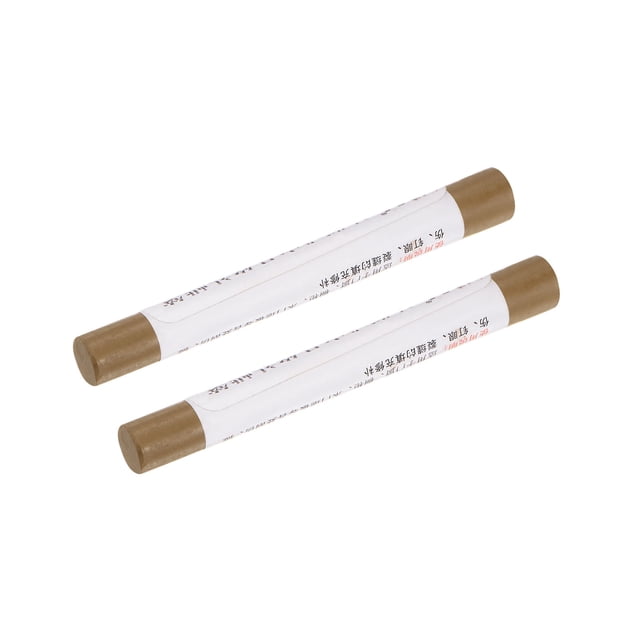Madera Cera Relleno Palo, 2uds Madera Reparación Cera Relleno Palo Retoque Cera Pintura Bolígrafos para Rasguños Agujeros Piso Laminado Puerta Mesas, Profundo Camello