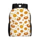 thumbnail image 1 of Fotbe Pumpkin Maple Leaves Mochila de Viaje para Laptop, Mochila Ejecutiva Delgada y Resistente 15.6", 1 of 8