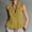 Yellow, variant on Babysbule Women's Sleeveless V Neck Ruffle Trim Cotton Tank Top Casual Peplum Blouse for Summer Daily Wear Vacation Dating