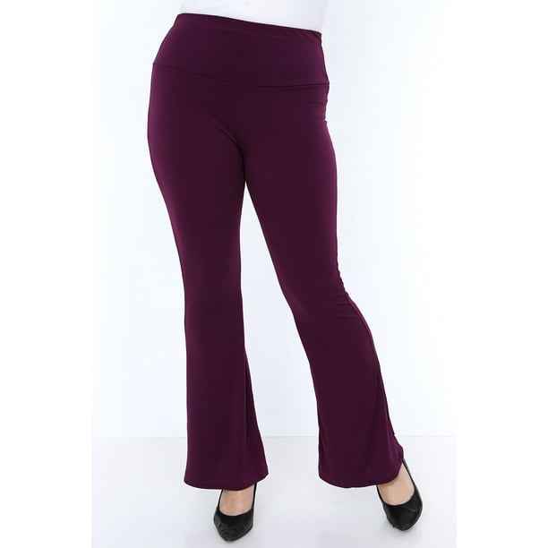 Palena - PLNA8300 - Women's Casual Comfy Leg Plus Size Lounge Pants (S ...