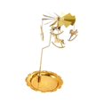 thumbnail image 4 of Portavelas Giratorio Macarena Decoración de Fiesta de Navidad Candelabro Oro 6 pulgadas, 4 of 8