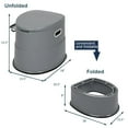 thumbnail image 3 of Resenkos Portable Toilet with Detachable Bucket, 3 of 13