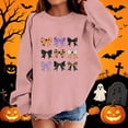 thumbnail image 2 of Taqqpue Kids Hoodies Halloween Graphic Print Long Sleeve Crew Neck Pullover Fleece Sweatshirt Fall Winter Cozy Tops for Boys Girls Size 1-12, 2 of 6