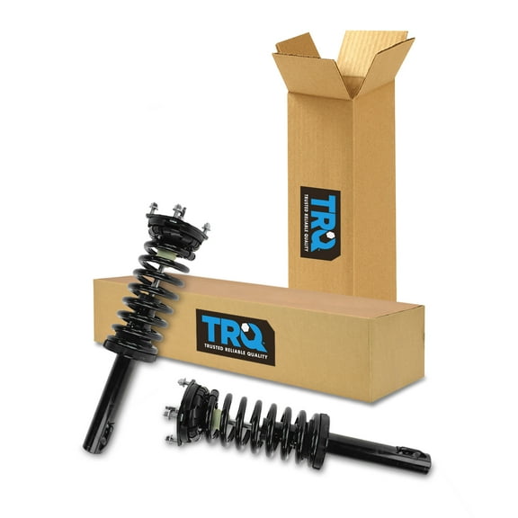 TRQ Loaded Shock Spring Assembly Front Pair for Commander Grand Cherokee SCA61078