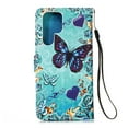 thumbnail image 3 of For Samsung Galaxy S23 Ultra Case, Mantto Patterned With Hand Rope Strap Cute Painted Flip Card Wallet Slots Case,Kickstand Phone Skin For Samsung Galaxy S23 Ultra 5G, Heart Butterfly, 3 of 8