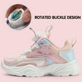 thumbnail image 5 of BABAYA Toddler Girls Sneakers Casual Slip on Walking Athletic Shoes with Rotating Buckle, 5 of 10