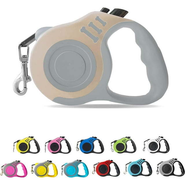 Retractable Dog Leash Automatic Telescopic Tractor Dog Tape, Pet Tape 10/16 FT Durable and Convenient, with Non-Slip Handle, Suitable for Small and Medium-Sized Dogs