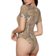 thumbnail image 3 of Naloa Cactus Alpaca Women's Short-Sleeved Onesie, One-Piece Swimsuit for Parties, dates, clubs - X-Large, 3 of 9