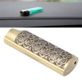 thumbnail image 1 of Lighter Holder Cover, Hollow Pattern Design Aluminum Alloy Material Robust and Enduring Stamped Lighter Protective Case for MenGold, 1 of 7