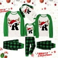 thumbnail image 2 of Generic Mother Daughter Matching Outfits Dad Family Matching Christmas Pajamas Set 2024 Family Xmas Printed Parent Child Outfit Women/Men Festival Sleepwear Adult(5 Years,C-Green), 2 of 5