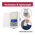 thumbnail image 3 of 0.01g 500g Mini Electronic Scales High Precision Pocket Digital Scale For Jewelry Gold Silver Balance Gram For Kitchen ,High Accuracy, 3 of 5